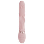 VIVE Fronda - Pink - Pink 25 cm USB Rechargeable Tapping Rabbit Vibrator