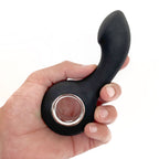 VERS Rechargeable Silicone P-Spot Vibe - Black 13 cm USB Rechargeable Prostate Massager - Hush Store Sydney 