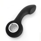 VERS Rechargeable Silicone P-Spot Vibe - Black 13 cm USB Rechargeable Prostate Massager - Hush Store Sydney 