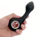 VERS Rechargeable Silicone G Spot Vibe - Black 13.8 cm USB Rechargeable Vibrator - Hush Store Sydney 
