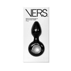 VERS Rechargeable Silicone Plug Vibe - Black 12.5 cm USB Rechargeable Vibrating Butt Plug - Hush Store Sydney 