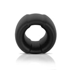 VERS Liquid Silicone Weight Steel Core Ball Stretcher - Black Ball Stretcher Ring with Steel Core - Hush Store Sydney 