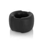 VERS Liquid Silicone Weight Steel Core Ball Stretcher - Black Ball Stretcher Ring with Steel Core - Hush Store Sydney 