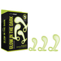 WhipSmart Glow In The Dark 3pc Prostate Training Kit - Glow In Dark Prostate Massagers - Set of 3 Sizes - Hush Store Sydney 