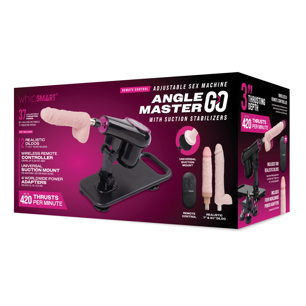 WhipSmart Angle Master Go - Mains Powered Adjustable Sex Machine