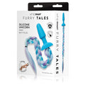WhipSmart Furry Tales Silicone Unicorn Butt Plug - Blue 8.9 cm Butt Plug with Unicorn Tail - Hush Store Sydney 
