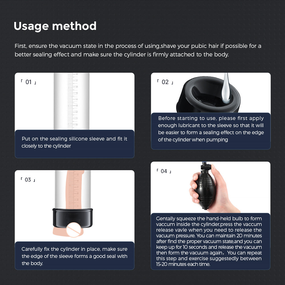 LuvPump AeroUp Beginners Penis Pump - Clear Penis Pump - Hush Store Sydney 