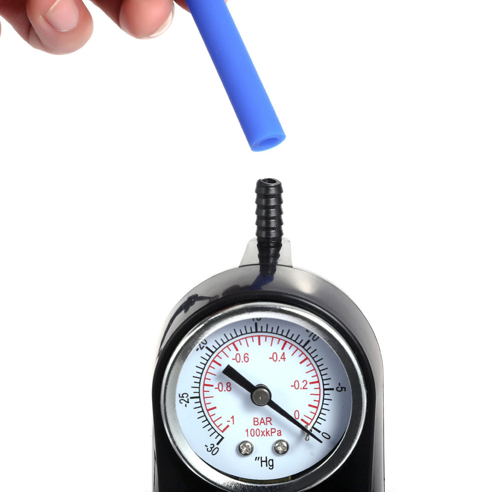 LuvPump ClassiXtra Advanced Power Pump - Clear Penis Pump with Pressure Gauge - Hush Store Sydney 