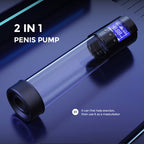 LuvPump Smart Penis Pump - Clear USB Rechargeable Automatic Penis Pump