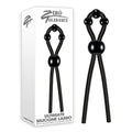 Zero Tolerance Ultimate Silicone Lasso - Black Silicone Adjustable Lasso Cock Ring - Hush Store Sydney 
