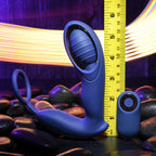 Zero Tolerance EXTRA MILE - Blue USB Rechargeable Vibrating Prostate Massager - Hush Store Sydney 