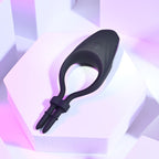Zero Tolerance PERFECT FIT - Black USB Rechargeable Vibrating Lasso Cock Ring - Hush Store Sydney 