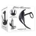 Zero Tolerance SADDLE UP - Black USB Rechargeable Vibrating Cock & Ball Rings - Hush Store Sydney 