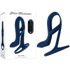 Zero Tolerance BIG TIME - Navy Blue USB Rechargeable Vibrating Penis Sleeve with Wireless Remote