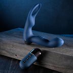 Zero Tolerance BY ALL MEANS - Blue 13.4 cm USB Rechargeable Prostate Massager with Cock Ring - Hush Store Sydney 