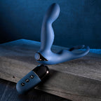 Zero Tolerance BY ALL MEANS - Blue 13.4 cm USB Rechargeable Prostate Massager with Cock Ring - Hush Store Sydney 