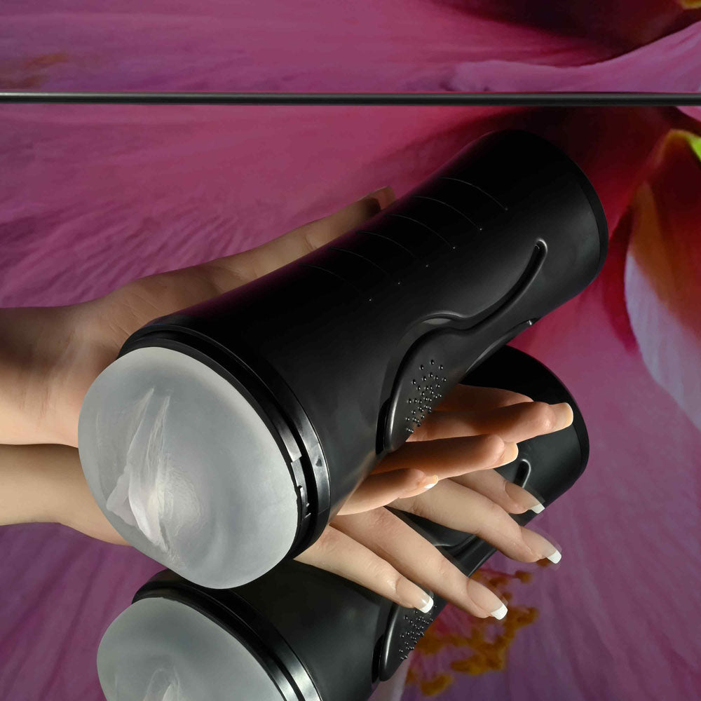 Zero Tolerance HOLD TIGHT - Clear USB Rechargeable Vibrating Vagina Stroker - Hush Store Sydney 
