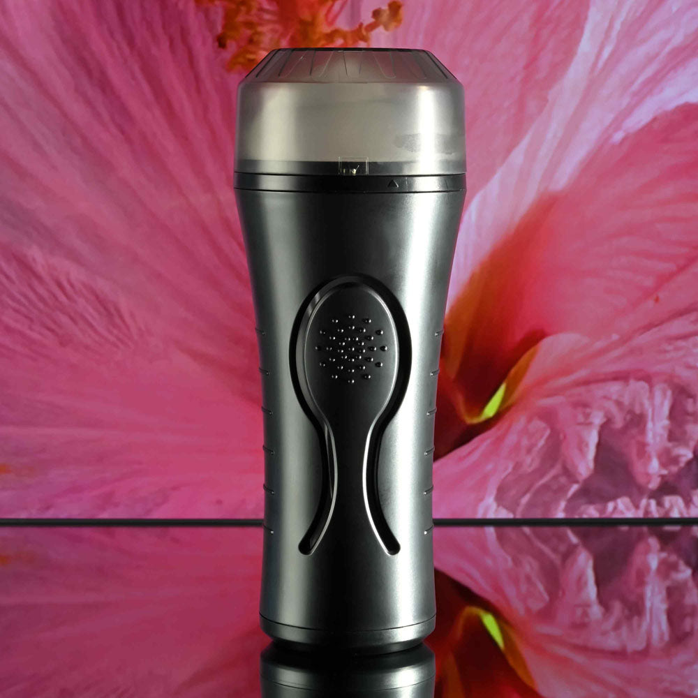 Zero Tolerance HOLD TIGHT - Clear USB Rechargeable Vibrating Vagina Stroker - Hush Store Sydney 