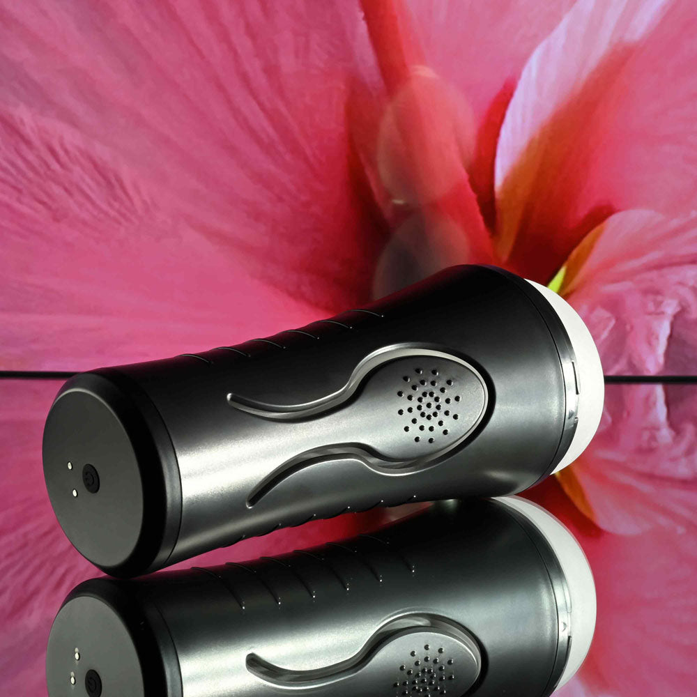 Zero Tolerance HOLD TIGHT - Clear USB Rechargeable Vibrating Vagina Stroker - Hush Store Sydney 
