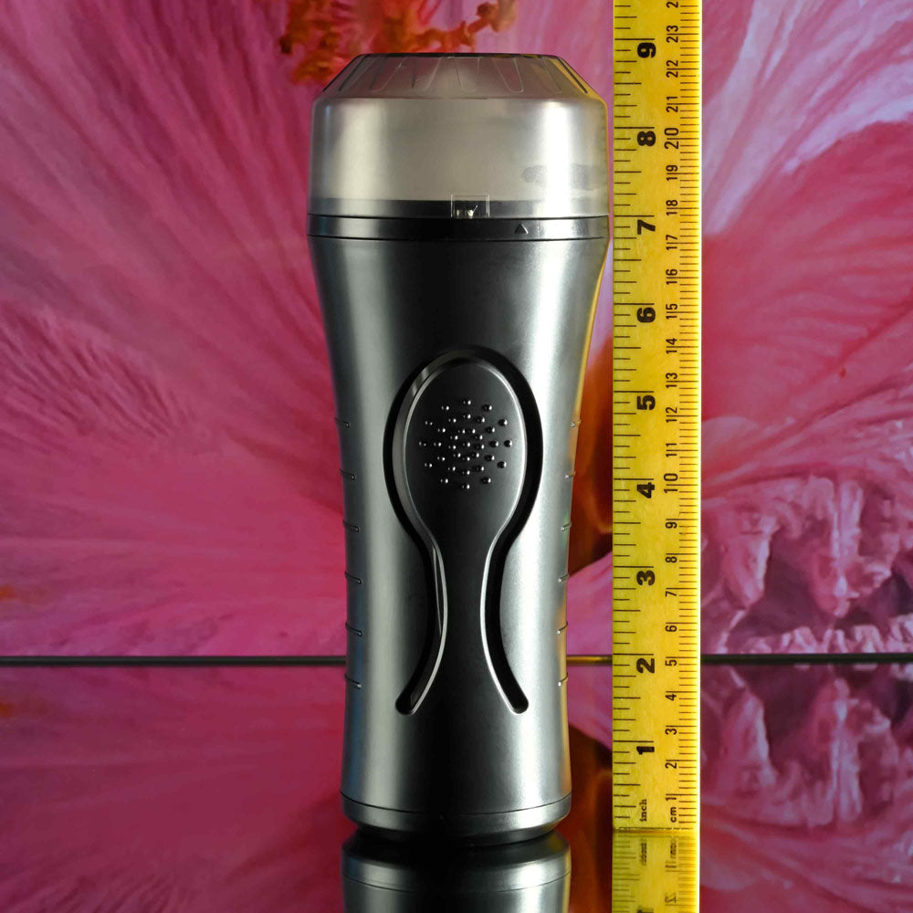Zero Tolerance HOLD TIGHT - Clear USB Rechargeable Vibrating Vagina Stroker - Hush Store Sydney 