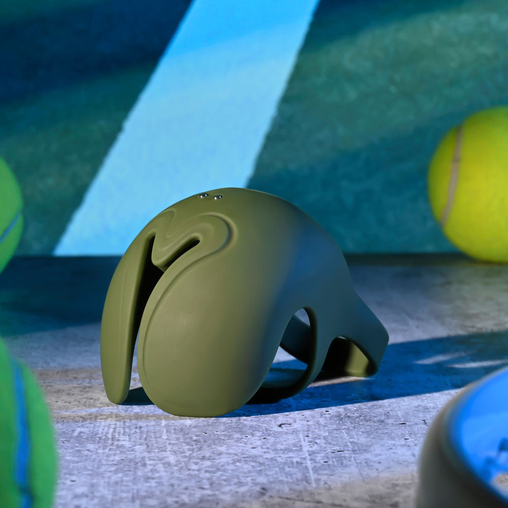 Zero Tolerance NUTTY BUDDY - Olive Green USB Rechargeable Vibrating Cock & Balls Ring