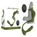 Zero Tolerance PROSTATE POWER PACK - Green USB Rechargeable Vibrating Prostate Massager with Cock Ring Harness - Hush Store Sydney 