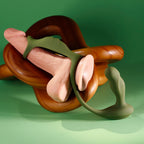 Zero Tolerance PROSTATE POWER PACK - Green USB Rechargeable Vibrating Prostate Massager with Cock Ring Harness - Hush Store Sydney 