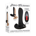 Zero Tolerance Vibrating Girth Enhancer - Black USB Rechargeable Sleeve with Wireless Remote - Hush Store Sydney 