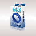 Zolo Extra Thick Silicone Cock Ring - Blue 40 mm Cock Ring - Hush Store Sydney 