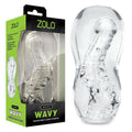 Zolo Gripz - Wavy - Clear Stroker Sleeve - Hush Store Sydney 