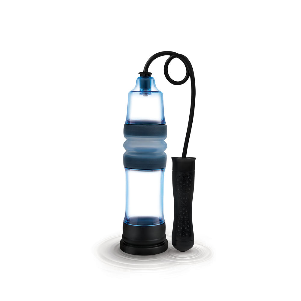Zolo Aquapump Compact Auto - Blue Auto Water Penis Pump