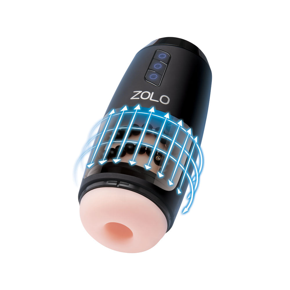 Zolo Upstroke - Flesh USB Rechargeable Auto Thrusting Masturbator