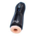 Zolo Lift Off - Flesh USB Rechargeable Vibrating and Thrusting Auto Stroker