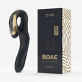 Zini Roae Special Edition - Black/Gold - Black/Gold 19.5 cm USB Rechargeable Vibrator - Hush Store Sydney 
