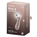 Satisfyer Pro 2 - Rose Gold - Touch-Free USB-Rechargeable Clitoral Stimulator - Hush Store Sydney 
